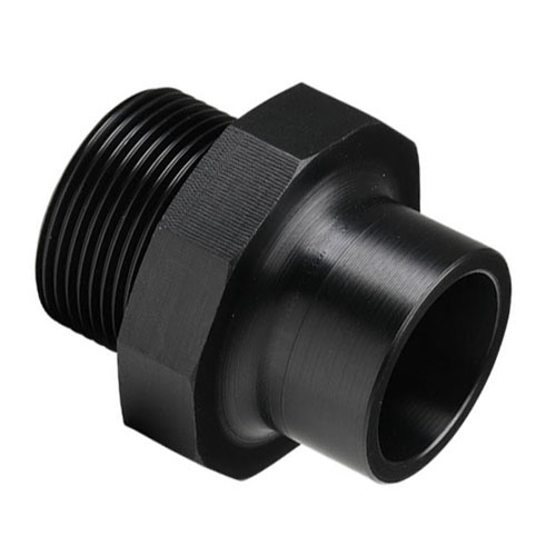 PE-el Gewindenippel, 10 - kant, elektrisch leitfähig, EPDM Dichtung