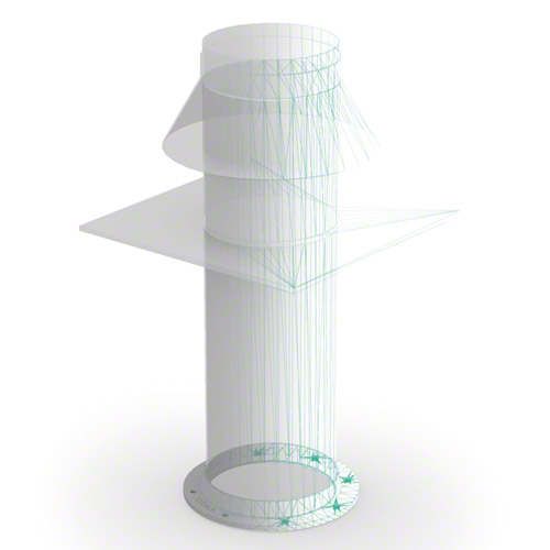 PE Flansch für Dachaufsatz