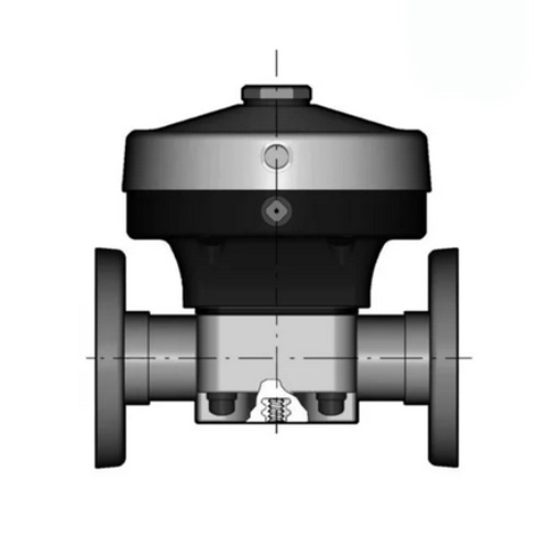 PP 2/2-Wege-Membranventil, Ausführung Flansch, NO, EPDM, Typ 285